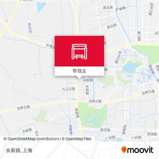 佘新路地图