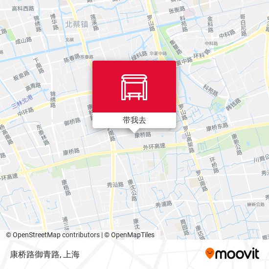 康桥路御青路地图
