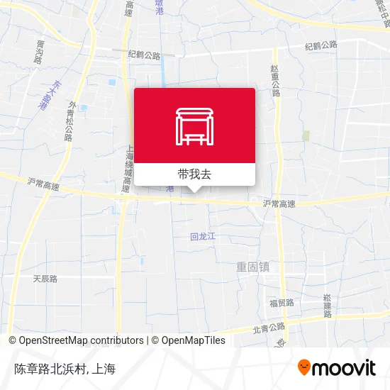 陈章路北浜村地图