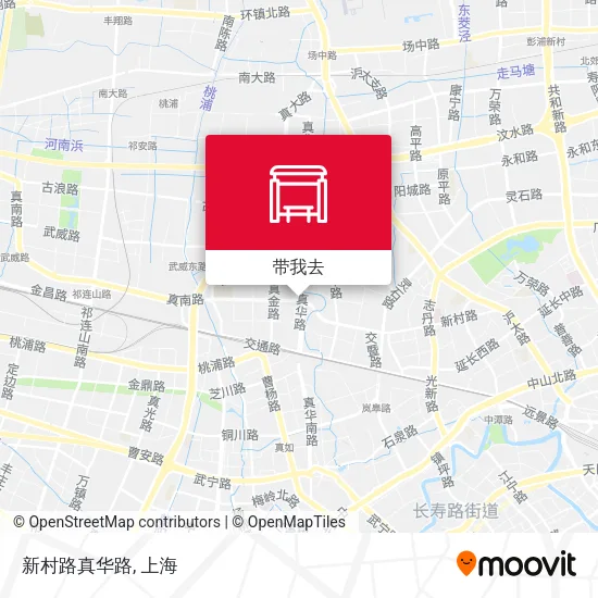 新村路真华路地图