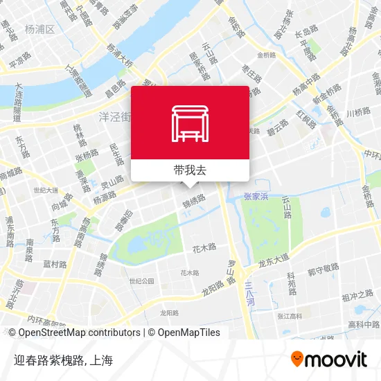 迎春路紫槐路地图