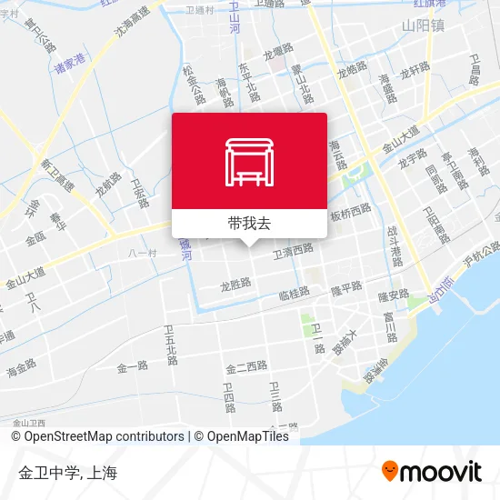 金卫中学地图
