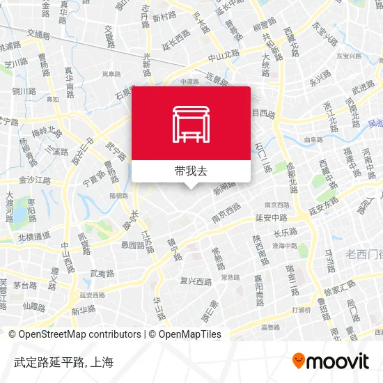 武定路延平路地图