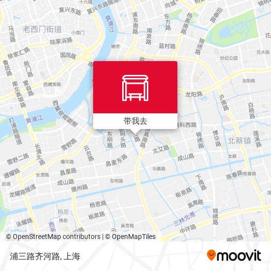 浦三路齐河路地图