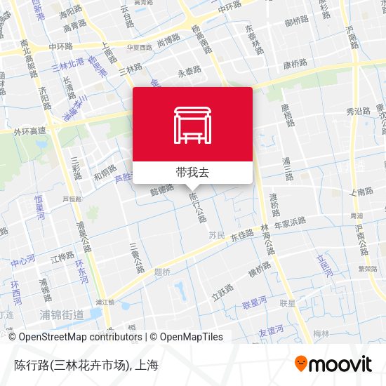 陈行路(三林花卉市场)地图