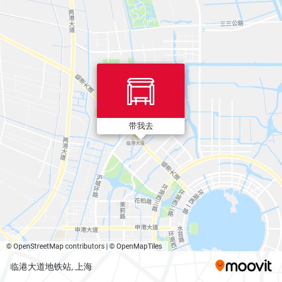 临港大道地铁站地图