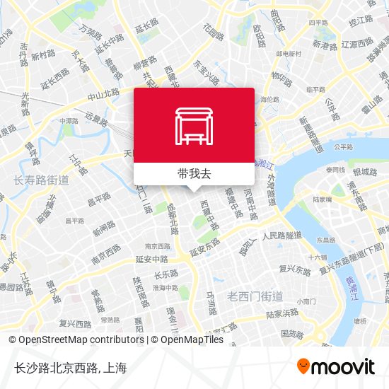 长沙路北京西路地图