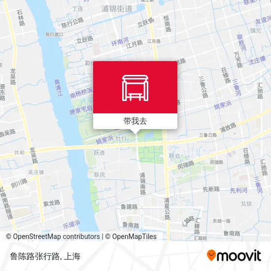 鲁陈路张行路地图