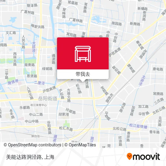 美能达路洞泾路地图