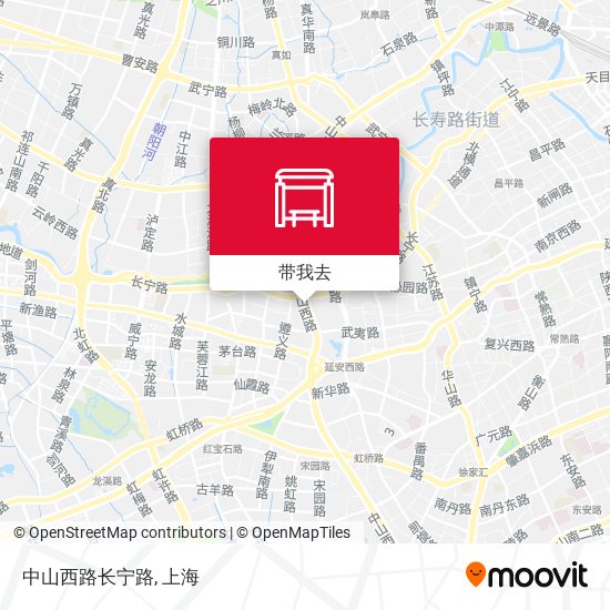中山西路长宁路地图