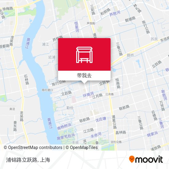 浦锦路立跃路地图