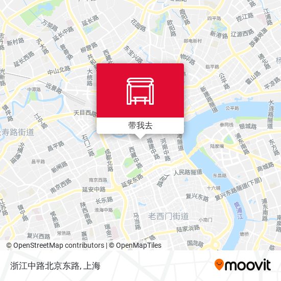 浙江中路北京东路地图