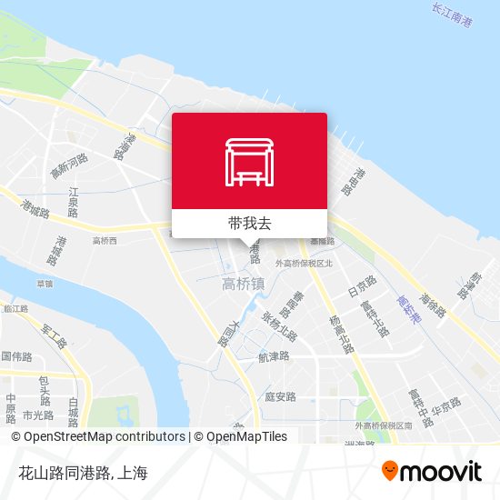 花山路同港路地图