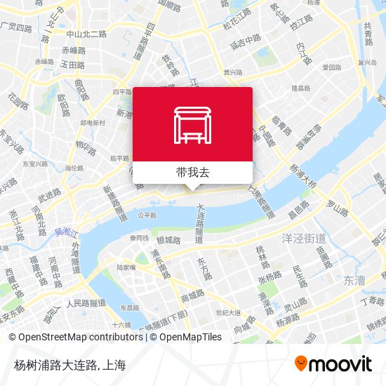 杨树浦路大连路地图