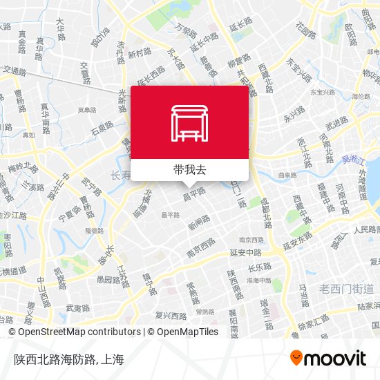 陕西北路海防路地图
