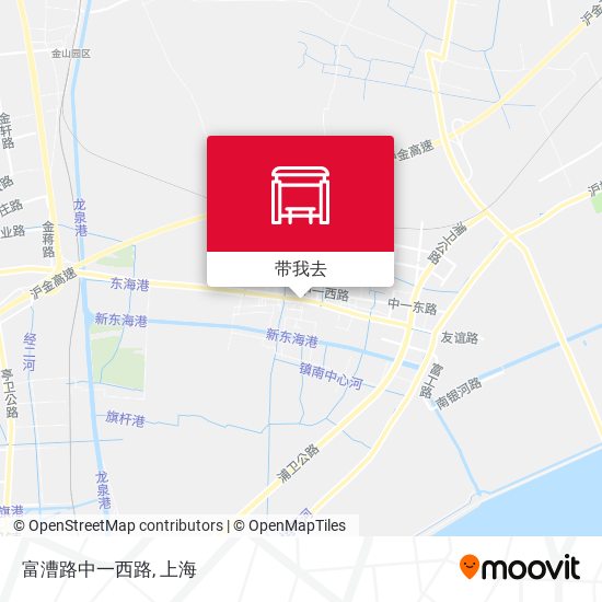 富漕路中一西路地图