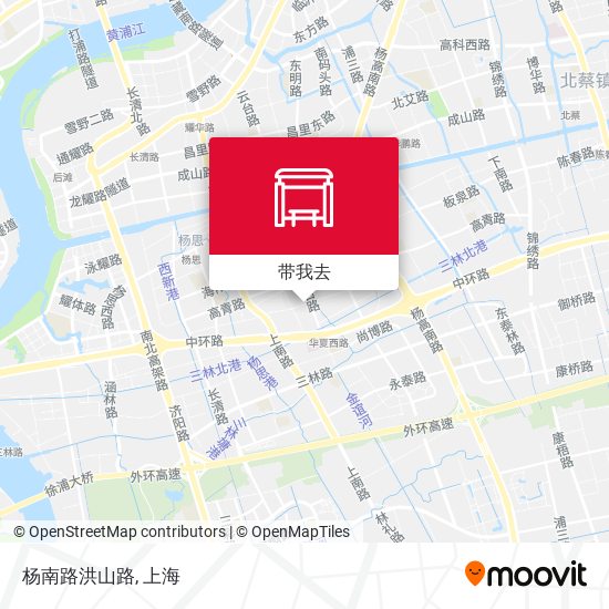 杨南路洪山路地图