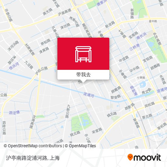 沪亭南路淀浦河路地图