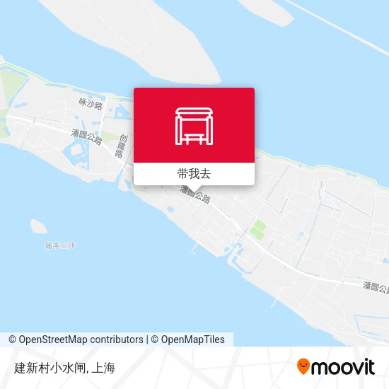 建新村小水闸地图