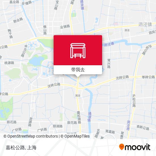嘉松公路地图
