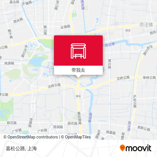 嘉松公路地图
