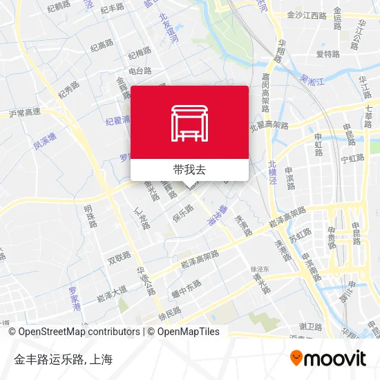 金丰路运乐路地图
