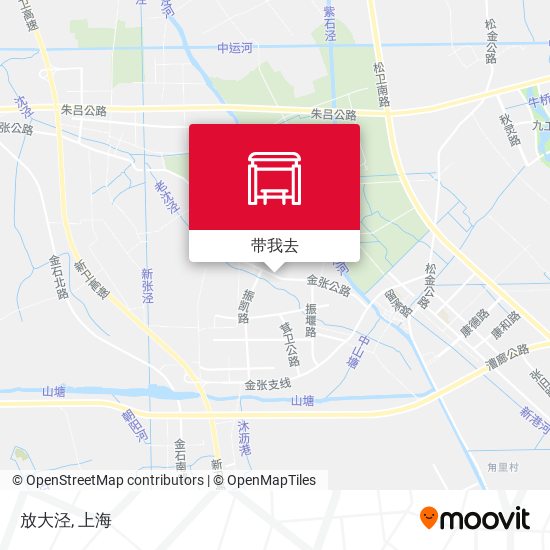 放大泾地图