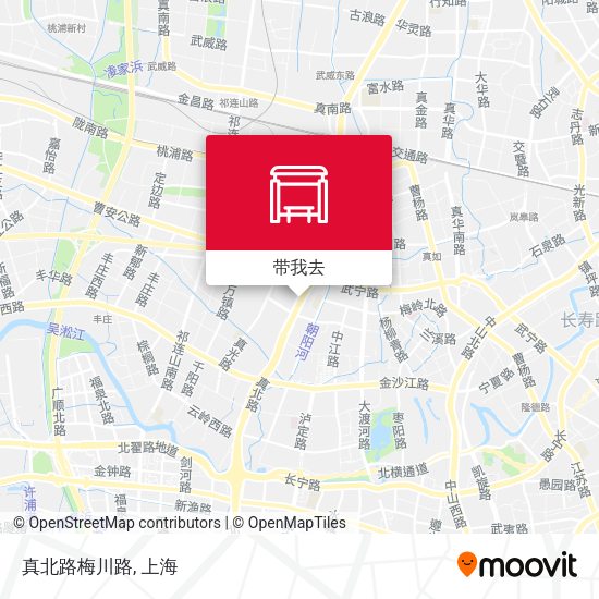 真北路梅川路地图