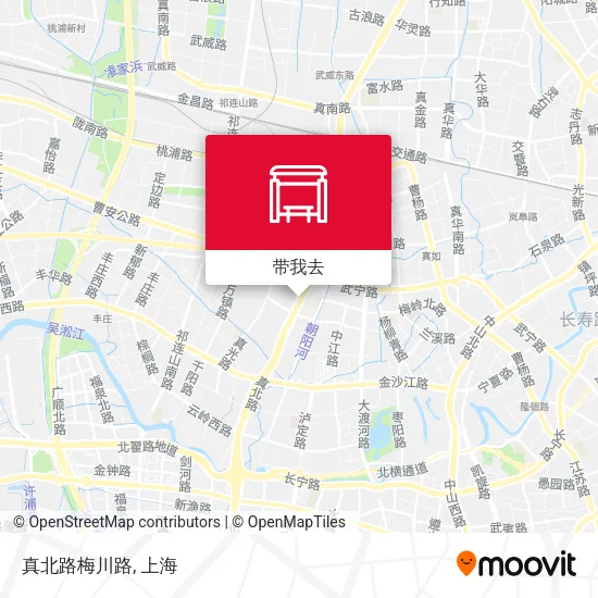 真北路梅川路地图