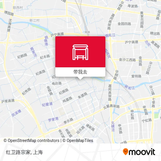 红卫路宗家地图