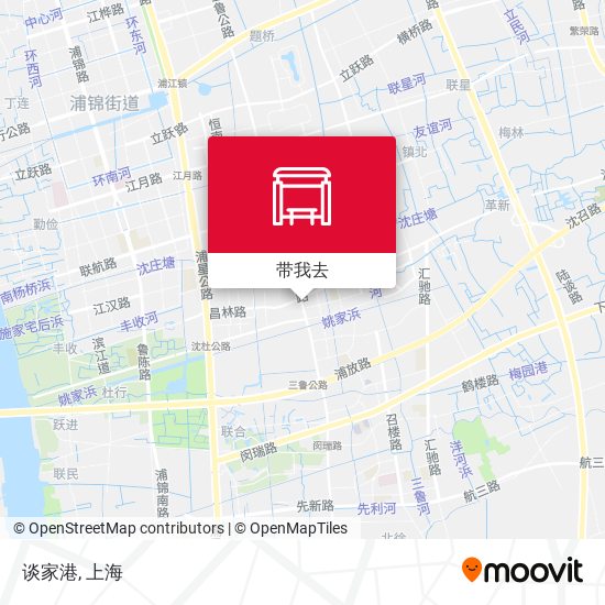 谈家港地图