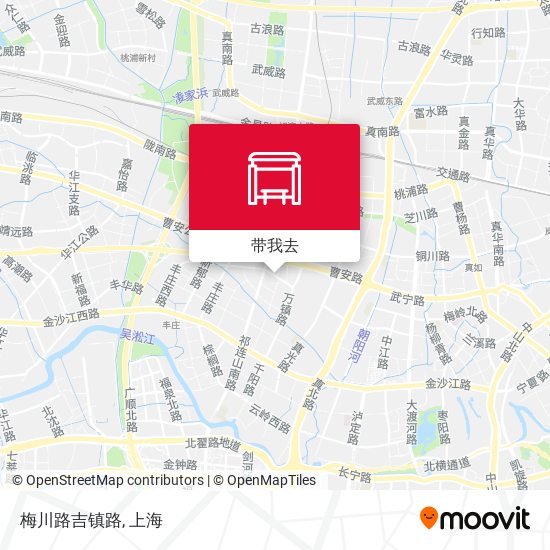梅川路吉镇路地图