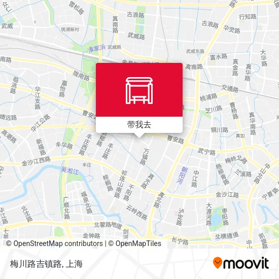 梅川路吉镇路地图