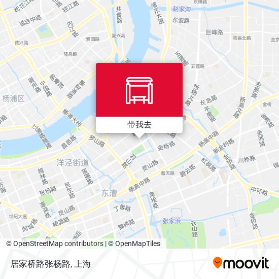 居家桥路张杨路地图