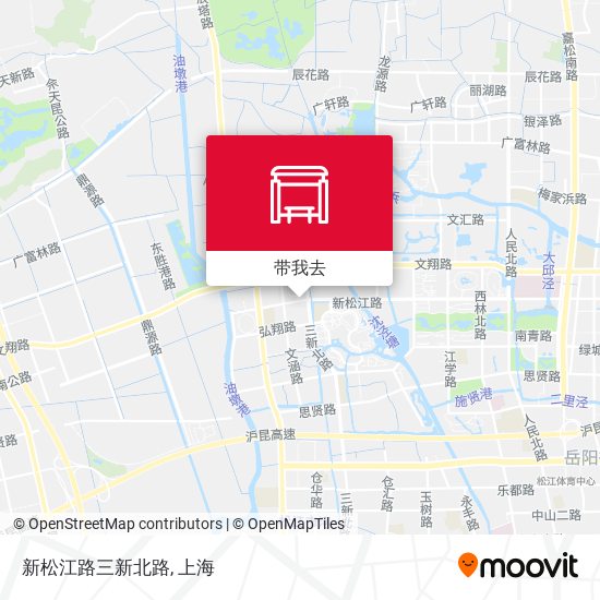 新松江路三新北路地图