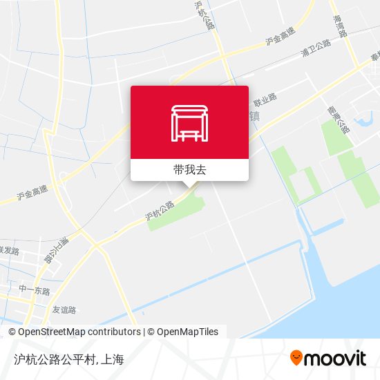 沪杭公路公平村地图
