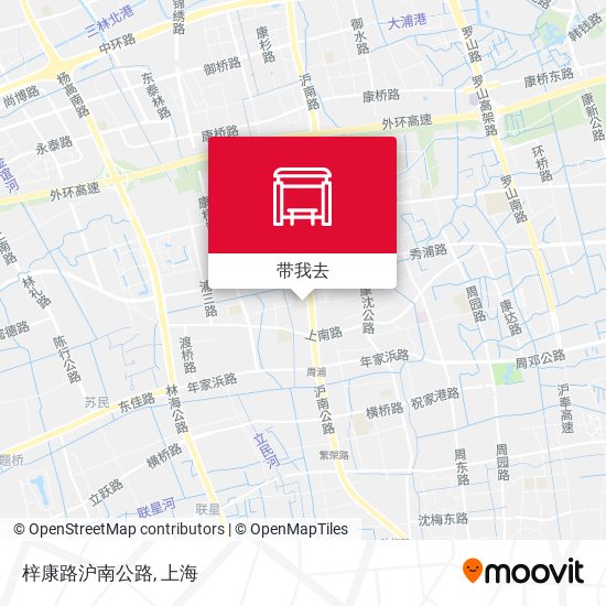 梓康路沪南公路地图
