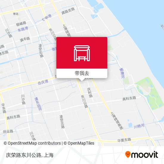 庆荣路东川公路地图