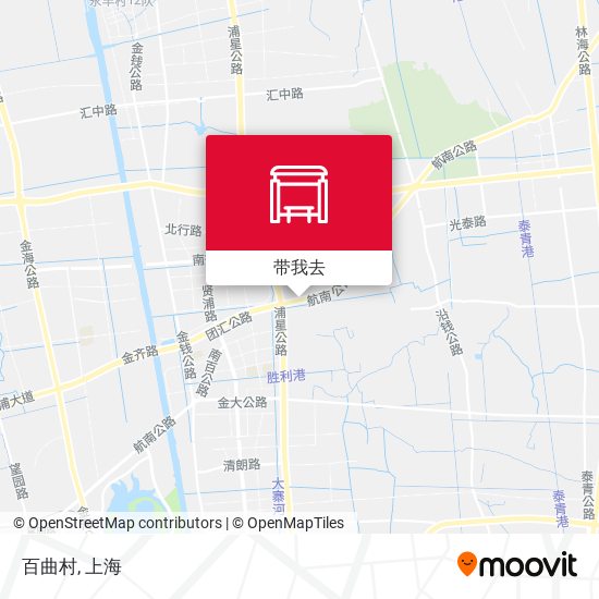 百曲村地图