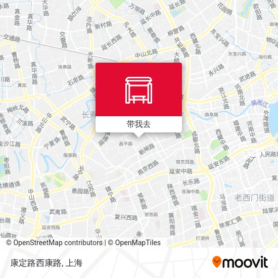 康定路西康路地图