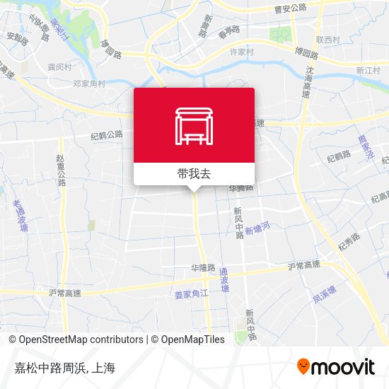 嘉松中路周浜地图