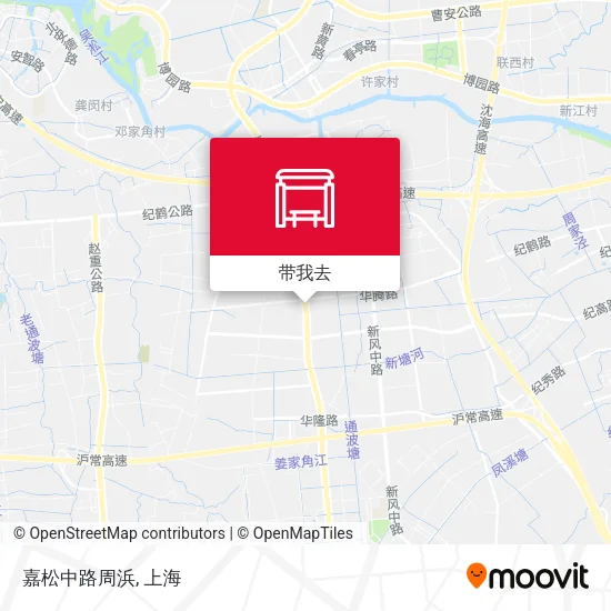 嘉松中路周浜地图
