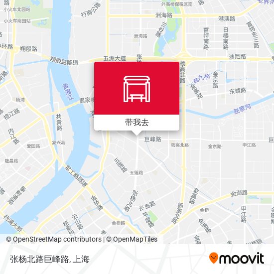 张杨北路巨峰路地图