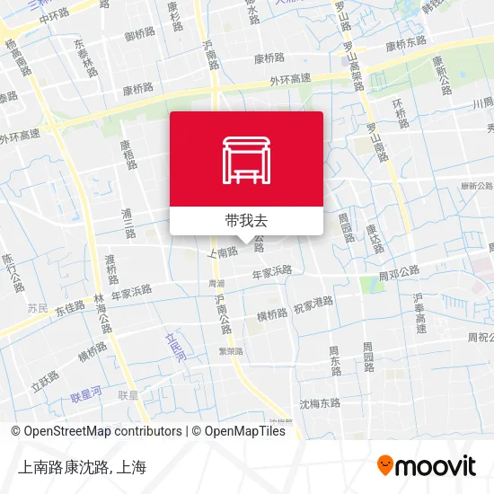 上南路康沈路地图