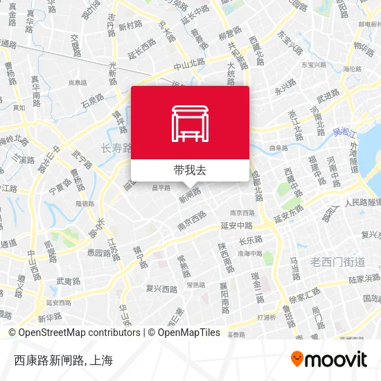 西康路新闸路地图