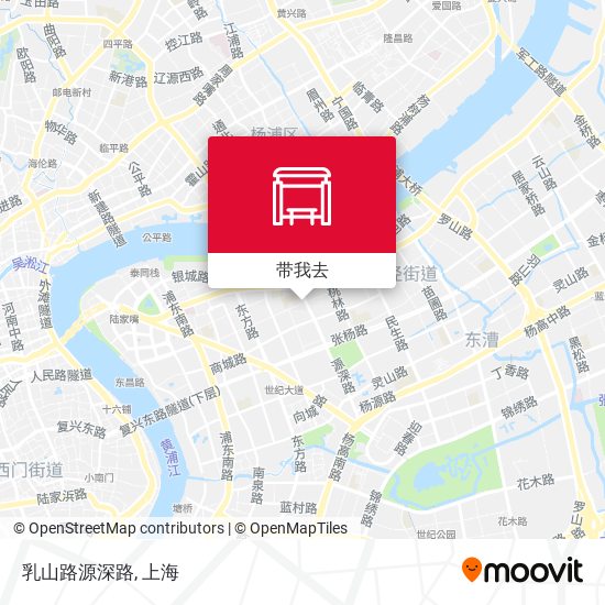 乳山路源深路地图