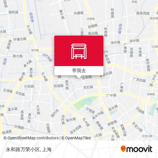 永和路万荣小区地图