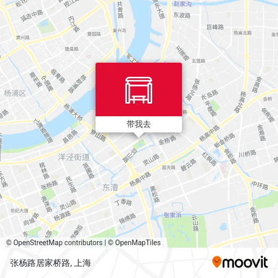 张杨路居家桥路地图