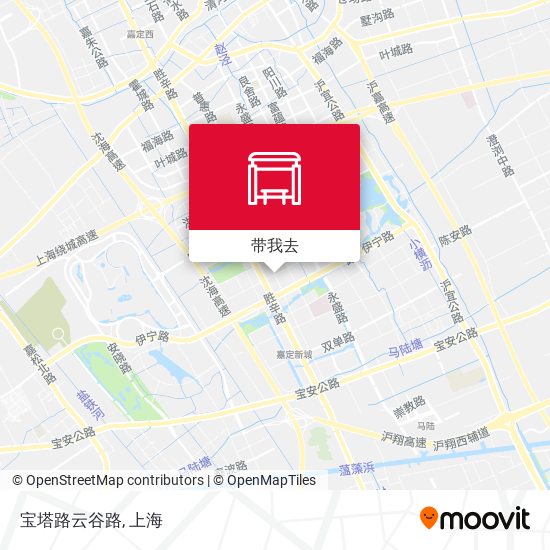 宝塔路云谷路地图