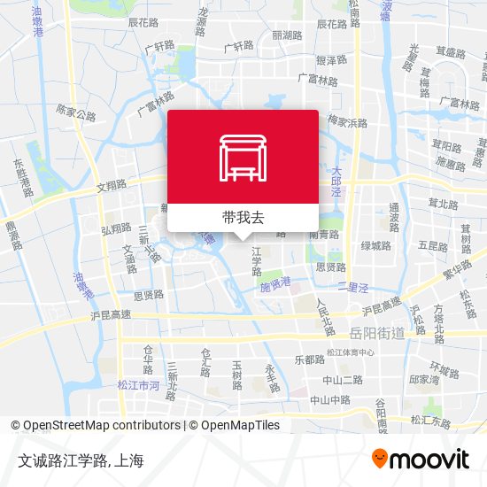 文诚路江学路地图